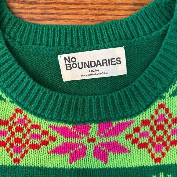 Christmas Express Your Elf Campy Women's Christmas Crewneck Sweater Size Large - Picture 8 of 13